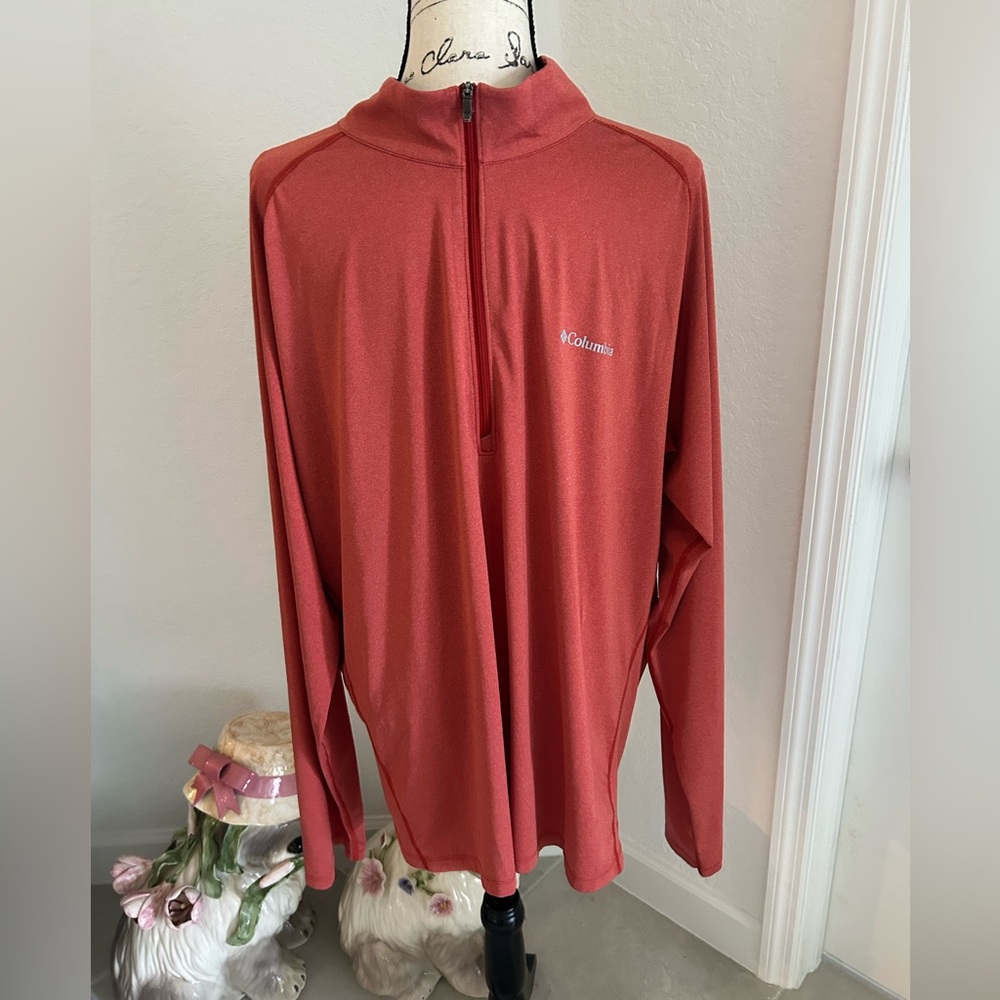 Columbia Crimson Long-Sleeve Pullover xl/tall